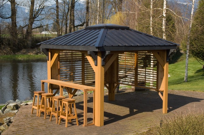 spa jacuzzi gazebo prieel