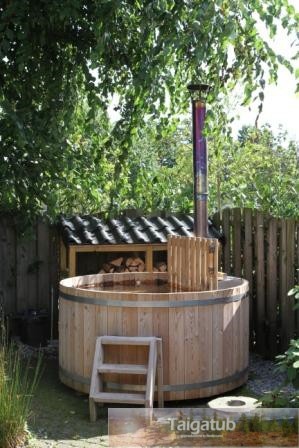 taigatub houtgestookte hottub